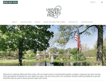 Tablet Screenshot of lakeviewmemorialpark.com